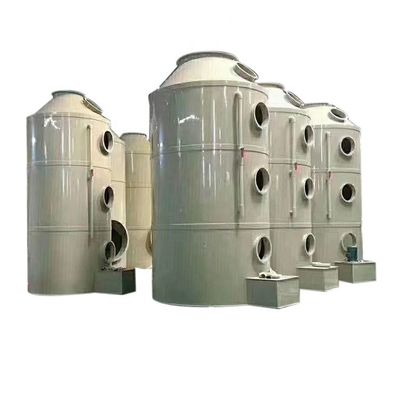 Equipamento de tratamento de resíduos industriais Dessulfuração Pp Pulverização de névoa ácida Absorvedor pulverizador Torre de pulverização