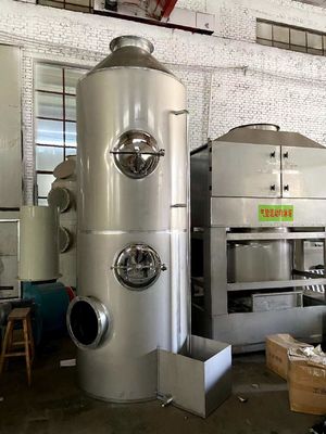 Tratamento de gases de escape personalizado Limpeza de ar de aço carbono Torre de pulverização de esfregão