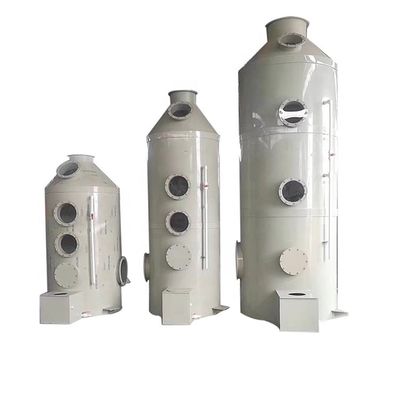 Material PP Equipamento de tratamento de gases residuais Torre de pulverização para extração