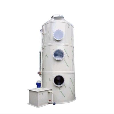 Torre de pulverização de material de PP Esfregador úmido para extração Torre de absorção de gases residuais