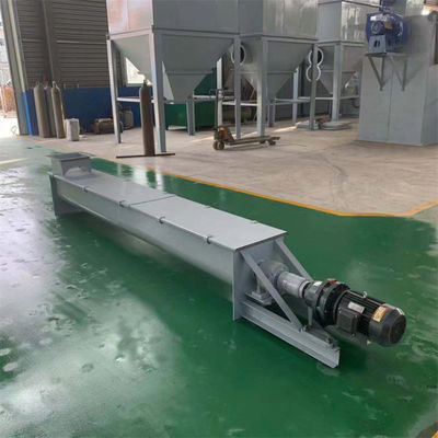 LS300 transportador de parafuso de aço inoxidável com placa de cobertura para a usina de cimento motor de economia de energia