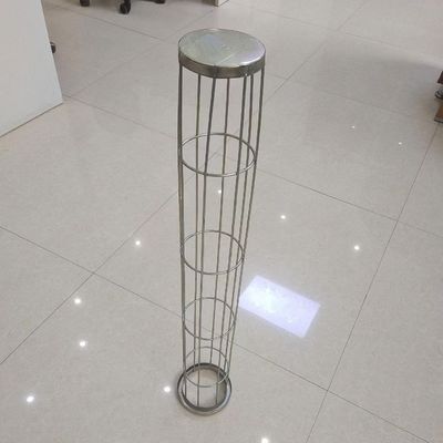 Esqueleto de forma redonda Plug In Filtros de coletores de poeira Cageiras para sacos de filtro de poeira / Baghouse