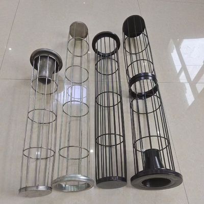 Revestimento orgânico de silício colector de poeira industrial epoxi filtro gaiola Baghouse filtro gaiolas