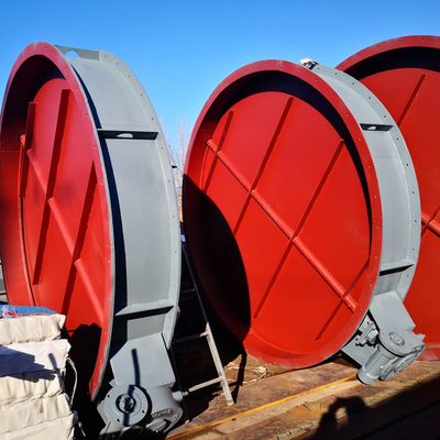 Conexão de flange Atuador elétrico de aço inoxidável Ventilação válvula borboleta Flange personalizado
