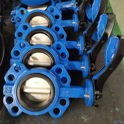 DN100 Válvula de borboleta de aço inoxidável de uso geral PTFE e vinil com grampo durável