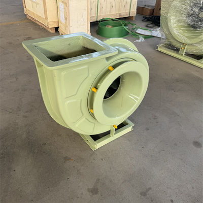 Ventilador centrífugo de FRP 18,5KW Ventilador de remoção de poeira de motor Siemens 1000-15000 M3/H