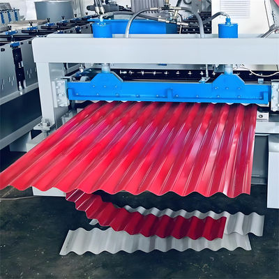 Máquina de prensagem de azulejos de aço galvanizado Máquina de fabricação de azulejos de vidro