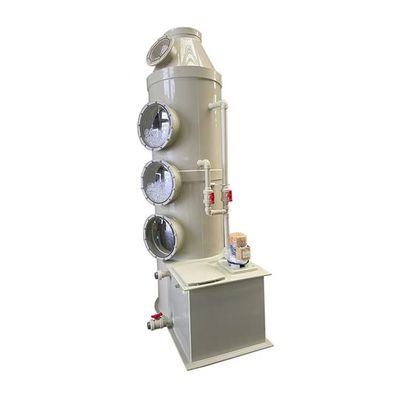 Limpadores de gás Remover So2 Co2 Torre Sistema de limpeza de gases de escape embalado Limpadores úmidos de cama para a indústria de esgoto