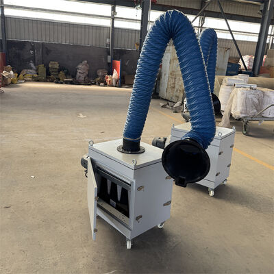 Coletor de poeira industrial Extractor de fumaça de soldagem portátil com braço de sucção