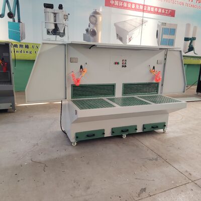 Heavy Duty Downdraft Workbench with 99% Dust Filtration Efficiency for Metal Grinding and Polishing