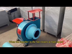 Ventilador de remoção de poeira industrial