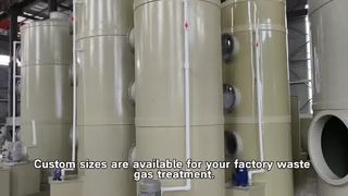 Vídeo completo da máquina do sistema de purificação úmida PP